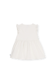 שמלה מכותנה אורגנית - גילאי 18-36 חודשים PETIT BATEAU