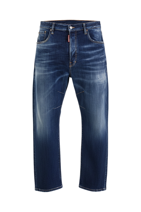 מכנסי ג'ינס דוקאטי בגזרה רחבה DSQUARED2