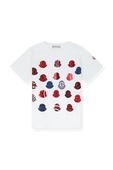 חולצת טי לוגומאנית - גילאי 8-10 MONCLER KIDS