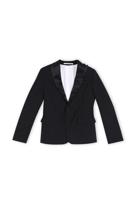 גילאי 4-16 זקט חליפה בשחור DSQUARED2 KIDS