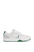 נעלי סניקרס עם לוגו בגווני ירוק ולבן LACOSTE