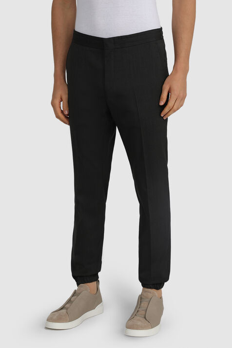 מכנסיים ארוכים שחורים ZEGNA