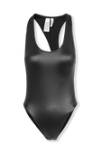 Scoop Neck Swimsuit in Black CALVIN KLEIN
