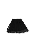 גילאי 6-16 סט הכולל גופייה וחצאית עם לוגו בשחור FILA