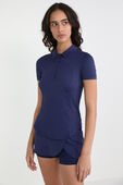 תמונת דוגמן קידמית של Quick-Dry Short-Sleeve Polo Shirt