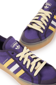 תמונת תקריב של Wales Bonner Nizza Lo Shoes in Purple