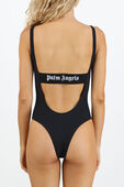 תמונת דוגמן אחורית של Classic Logo Swimsuit in Black