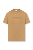 חולצת לוגו טי קאמל BURBERRY