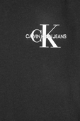גילאי 4-16 חולצת טי עם לוגו בחזה בשחור CALVIN KLEIN