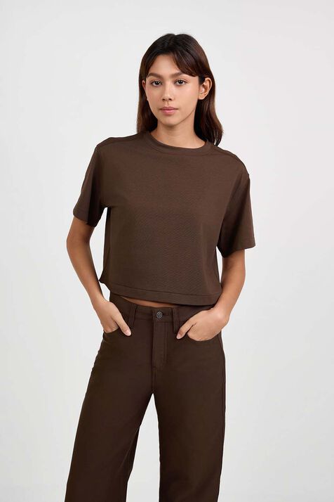 All Yours Organic Cotton Cropped T-Shirt