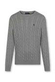 סוודר כותנה עם לוגו רקום POLO RALPH LAUREN