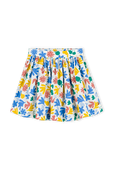 גילאי 6-12 חצאית מיני פרחונית PETIT BATEAU