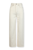 מכנסי ג'ינס גבוהים לוס בגוון לבן LEVI`S