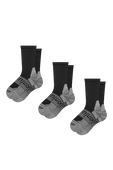 תמונה קידמית של Unisex Power Stride Cushion Crew Socks 3 Pack