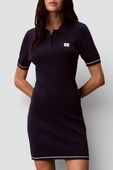 תמונת דוגמן קידמית של שמלת פולו מיני