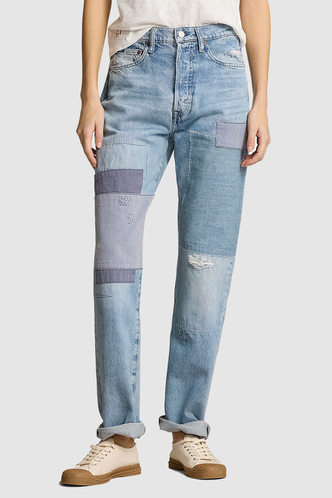 מכנסי ג'ינס בגזרת בויפרנד POLO RALPH LAUREN