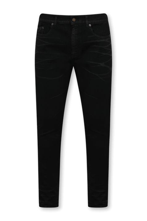 מכנסי סקיני ג'ינס במראה משופשף SAINT LAURENT
