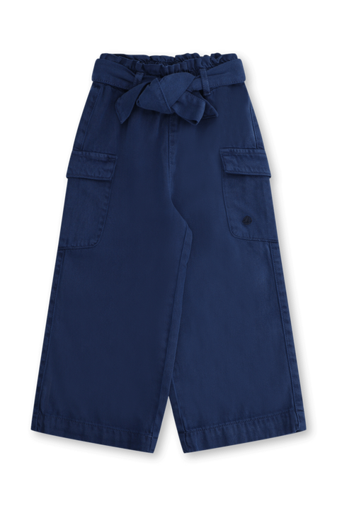 מכנסיים רחבים עם חגורה - גילאי 3-5 PETIT BATEAU