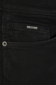 תמונה אחורית של Slim-Fit Jeans in Deep-Black