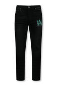 מכנסי ג'ינס שחורים עם קרעים AMIRI