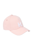 כובע בייסבול ורוד עם לוגו KENZO KIDS