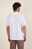 תמונת דוגמן אחורית של Cotton Pique Short-Sleeve Polo Shirt