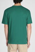תמונת דוגמן אחורית של Crew Neck T-Shirt in Green