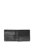 תמונת פנים של Signature Grainy Leather Wallet In Black&nbsp;