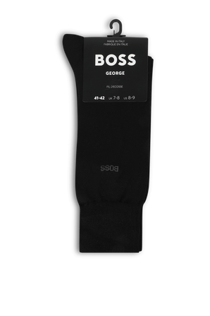 זוג גרביים שחורות עם לוגו BOSS
