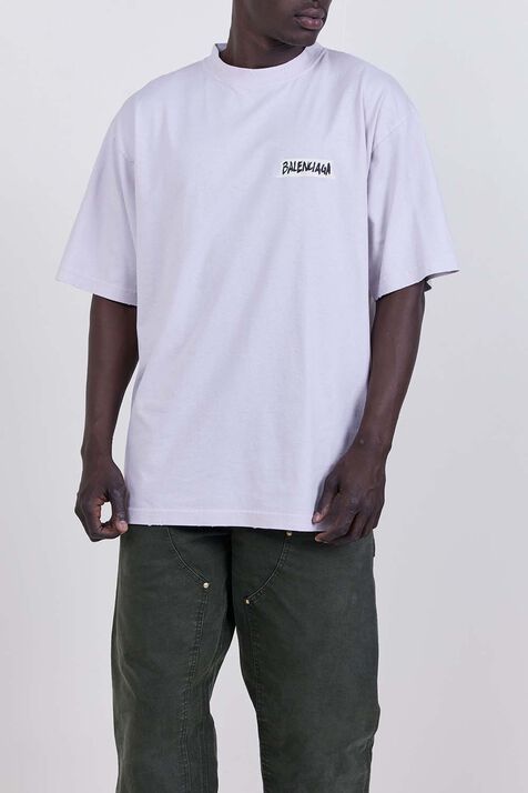 חולצת טי בגזרה משוחררת BALENCIAGA