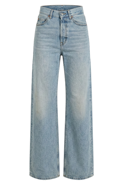 מכנסי ג'ינס בגזרה ישרה SAINT LAURENT