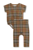 מארז בגד גוף ומכנסיים ארוכים - גילאי 1-9 חודשים BURBERRY