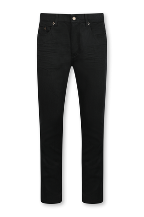 מכנסי ג'ינס סקיני בגוון שחור SAINT LAURENT