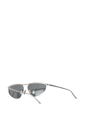Sunglasses With a Silver Frame BOTTEGA VENETA