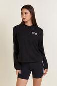 תמונת דוגמן קידמית של Cotton French Terry Crewneck Tennis Club