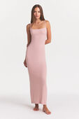 תמונת דוגמן קידמית של LONG SLIP DRESS