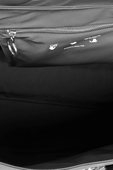 Nylon Tote Bag in Black OFF WHITE