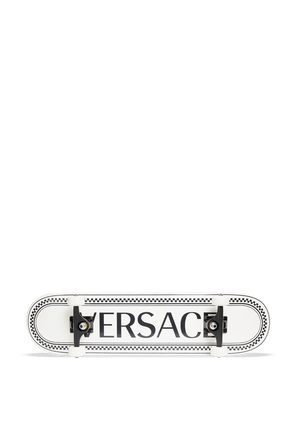 Logo Skateboard in White VERSACE 