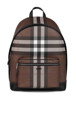 Check E-Canvas Backpack BURBERRY