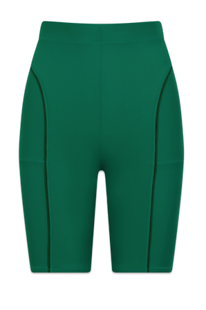 מכנסי טייץ קצרים ירוקים עם תפרים JACQUEMUS