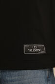 חולצת טי עם צווארון מעוגל VALENTINO