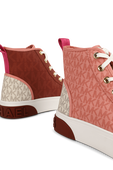 נעלי סניקרס גרטי מונוגרמיות ברכיסה גבוהה MICHAEL KORS