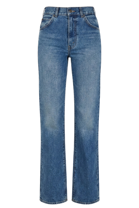 מכנסי ג'ינס בגזרת ישרה