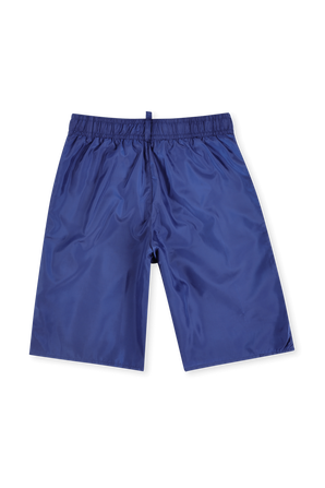 גילאי 4-16 בגד ים לוגו בכחול DSQUARED2 KIDS