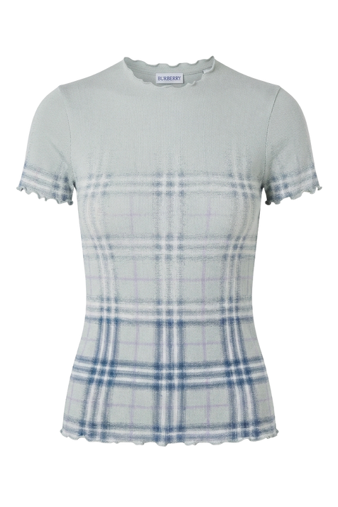 חולצת טי בגזרת סלים BURBERRY