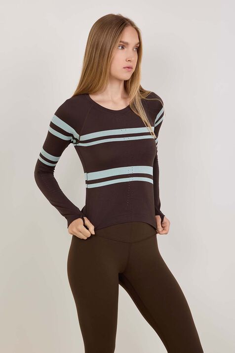 Swiftly Tech Long-Sleeve Shirt 2.0 Waist Length *Stripe LULULEMON