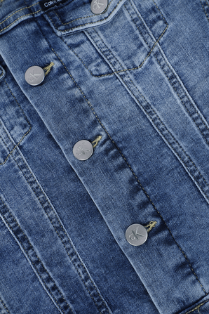 גילאי 6-16 ז'קט ג'ינס כחול CALVIN KLEIN