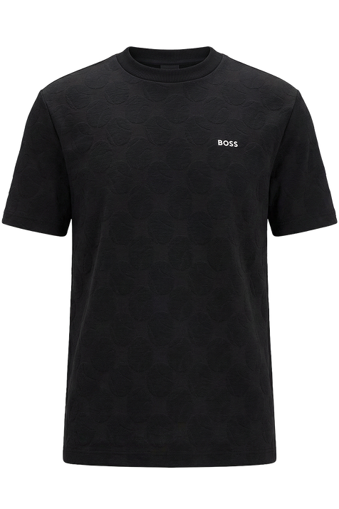 חולצת טי בגזרה משוחררת BOSS