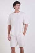 תמונת דוגמן קידמית של Cotton-Blend Knit T-Shirt