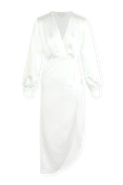 שמלת מידי נינה בגוון לבן RONNY KOBO